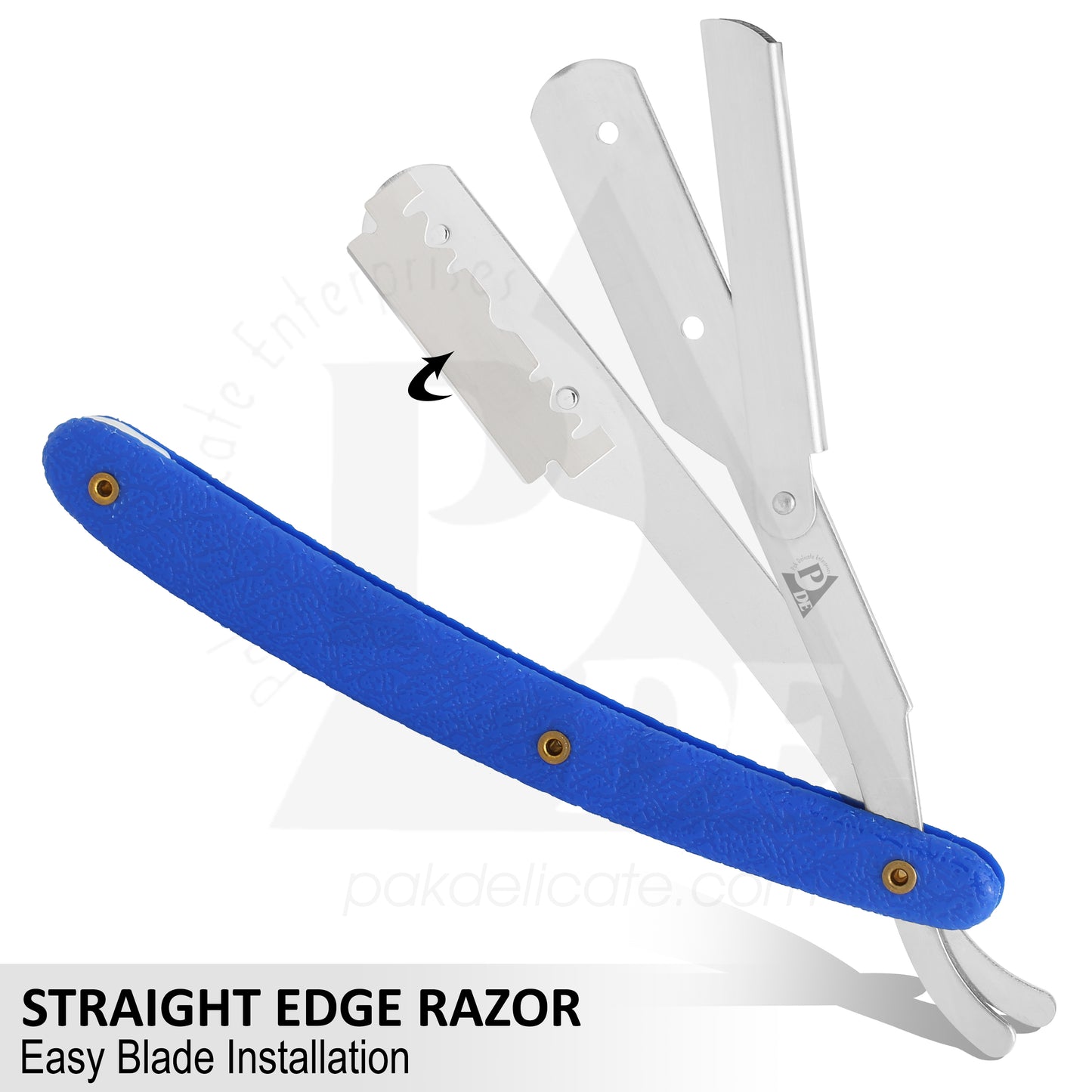 008 Stainless Steel Professional Barber Straight Edge Razor