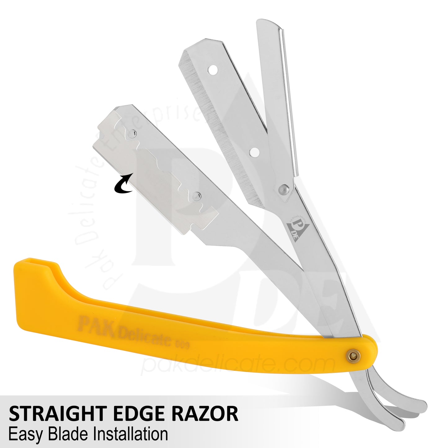 009 Stainless Steel Professional Barber Straight Edge Razor