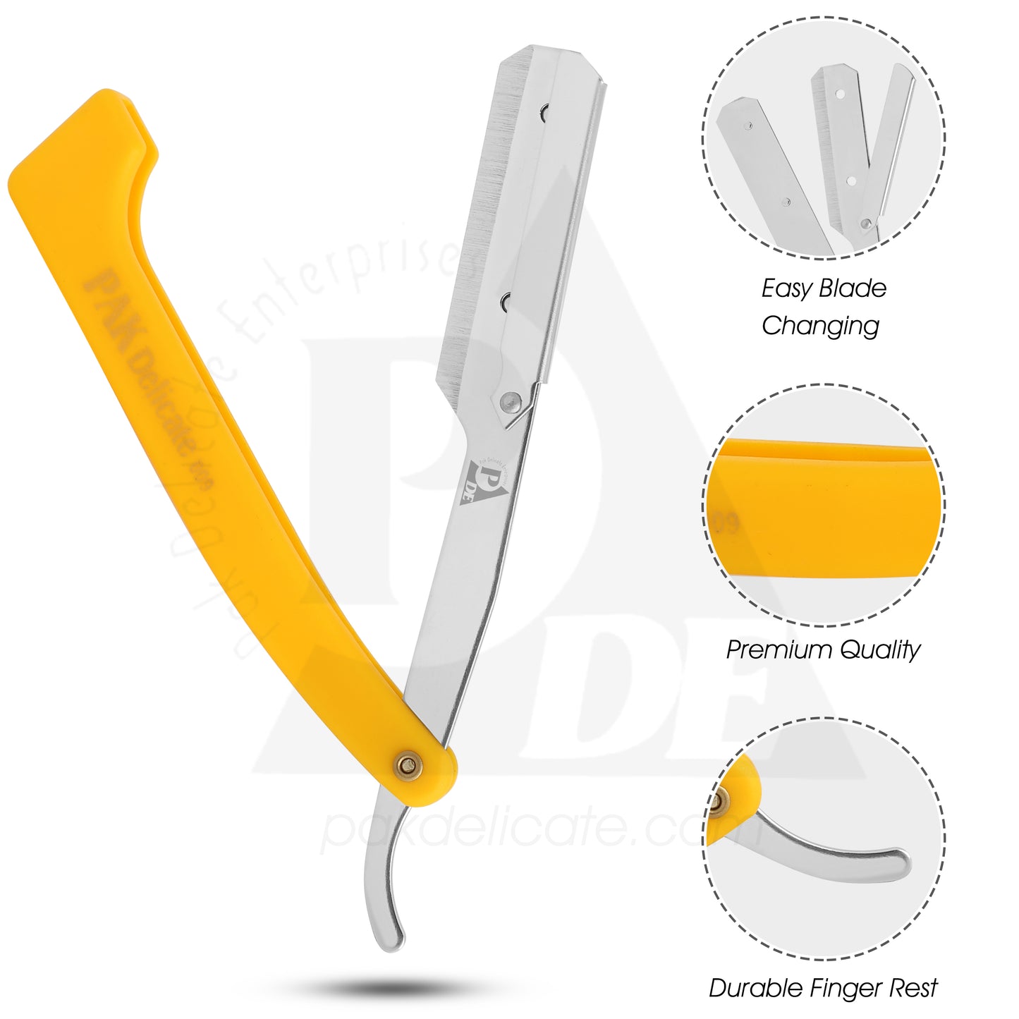 009 Stainless Steel Professional Barber Straight Edge Razor