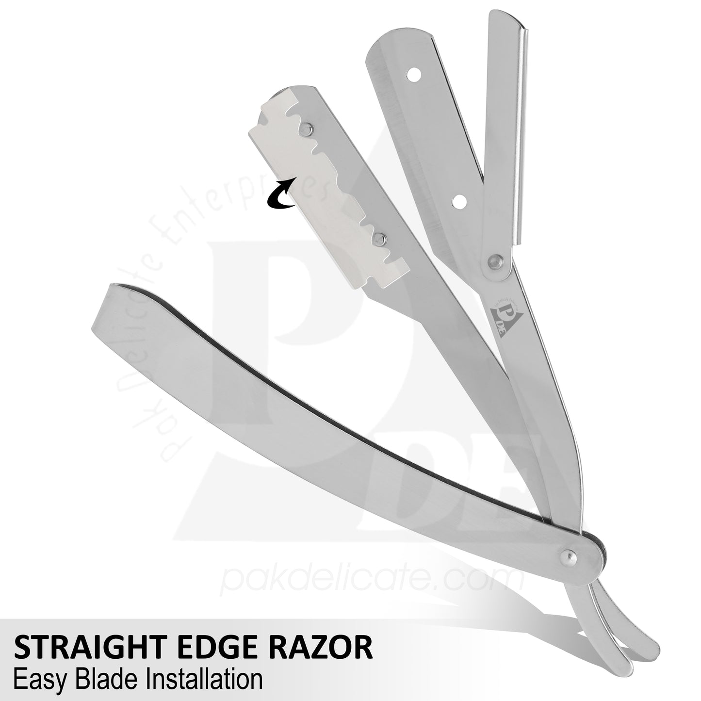 101 Stainless Steel Professional Barber Straight Edge Razor