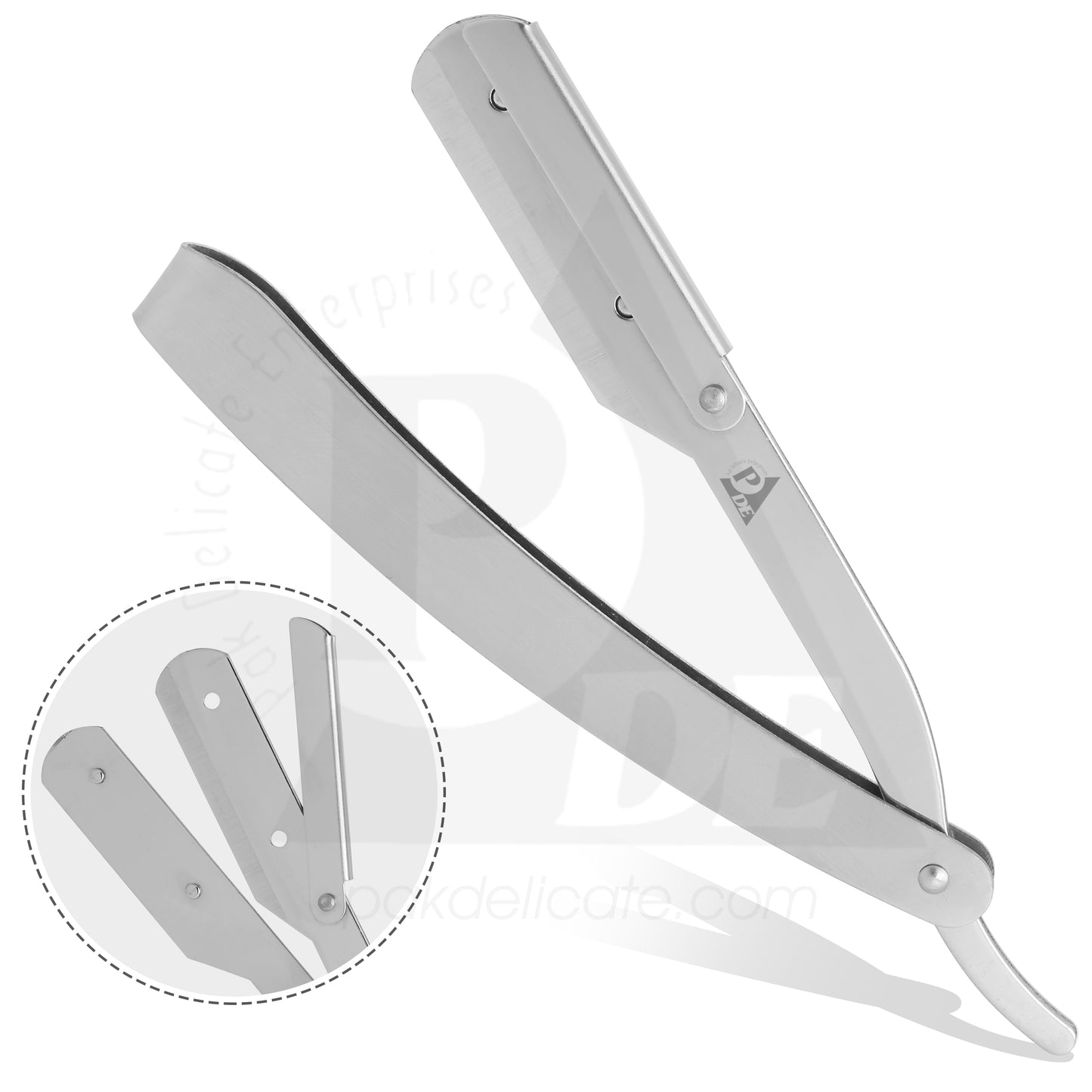 101 Stainless Steel Professional Barber Straight Edge Razor