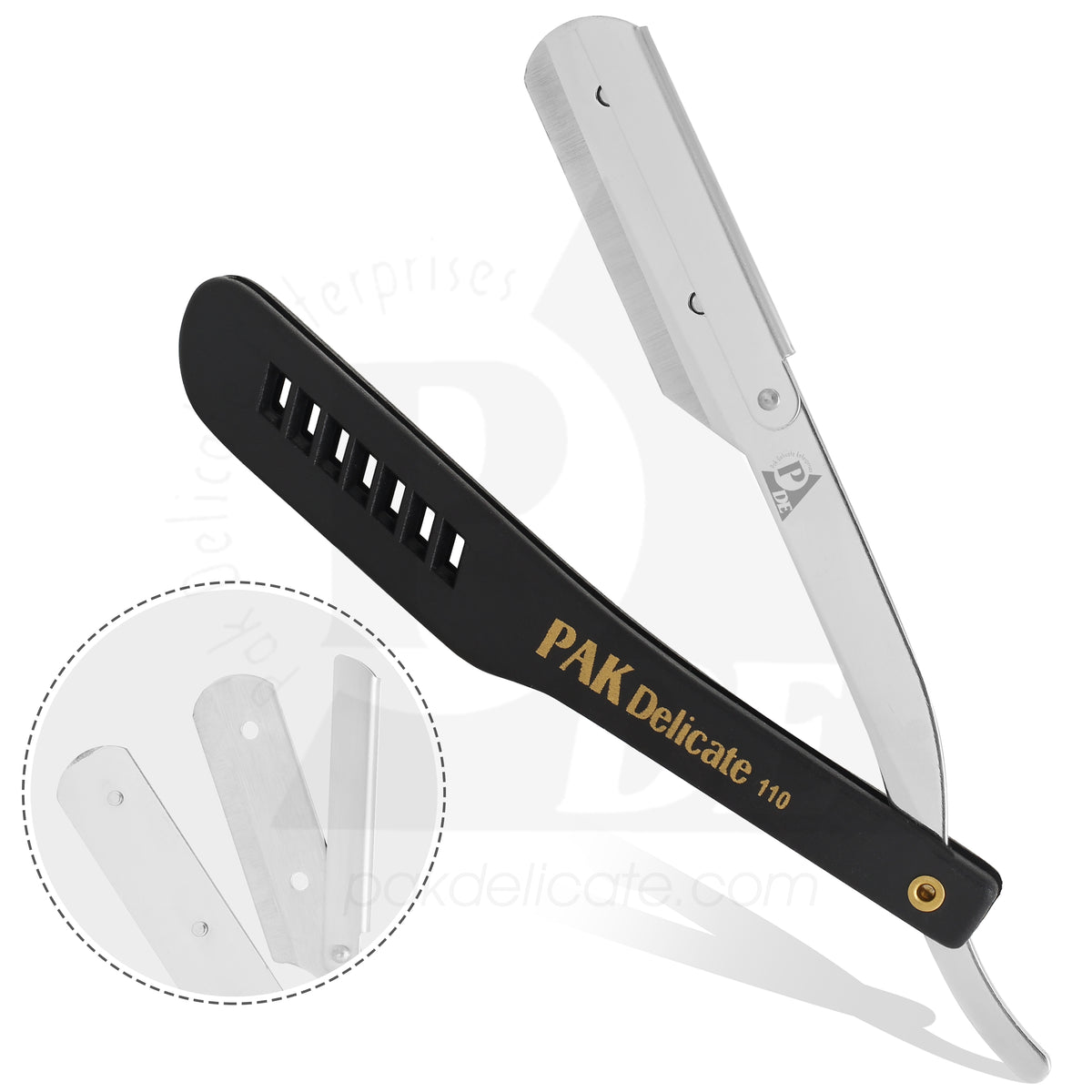 NEW 2 PC SMART CUT THROAT BARBER STRAIGHT SHAVING RAZORS + 100 NEW 2 PC SMART CUT THROAT BARBER STRAIGHT SHAVING RAZORS + 100