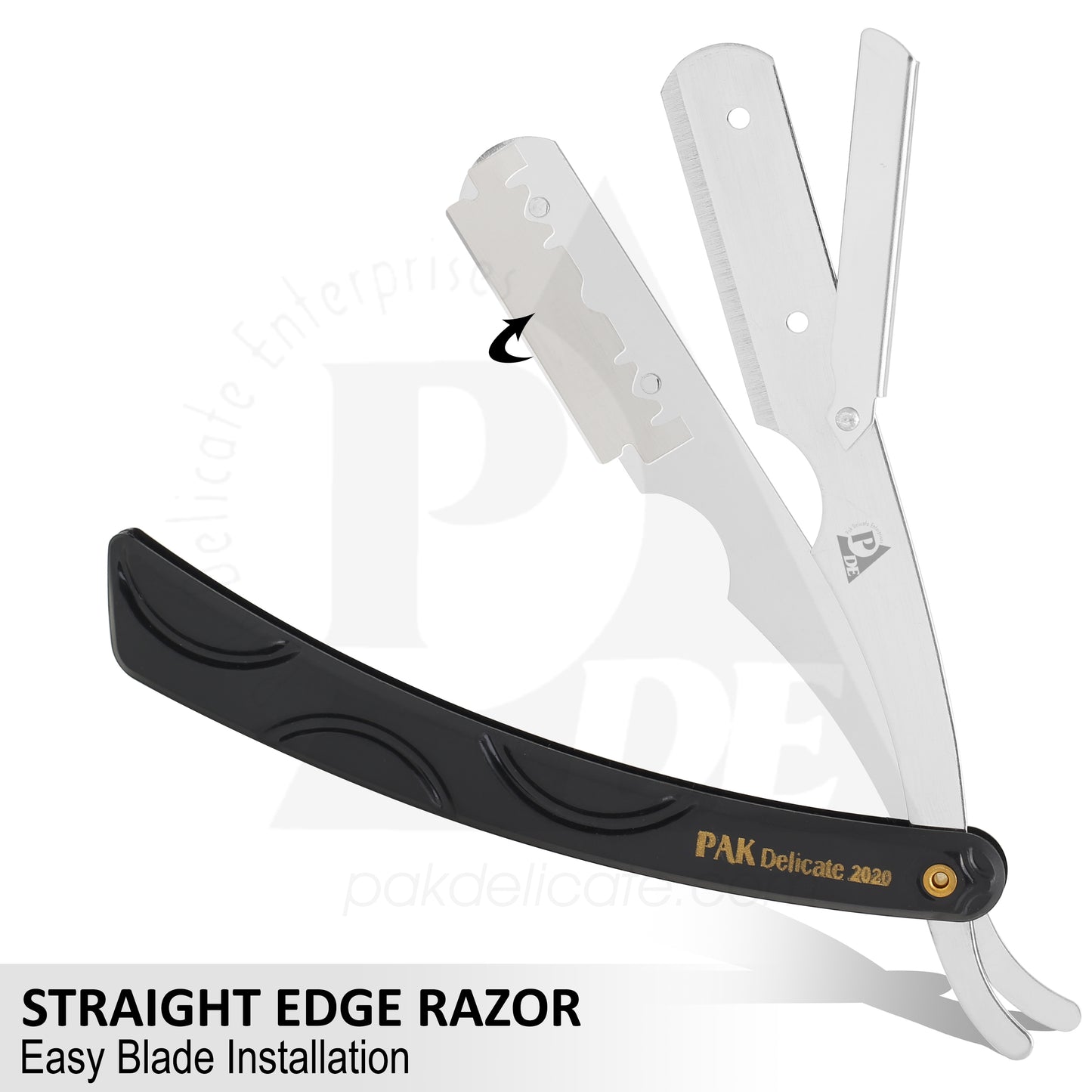 2020 Stainless Steel Professional Barber Straight Edge Razor